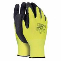 GUANTI NYLON RIVESTITO IN MICROFOAM LATEX GIALLO MIS 09