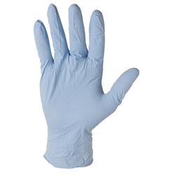 GUANTO NITRILE MONOUSO BLU CF.100PZ T/L