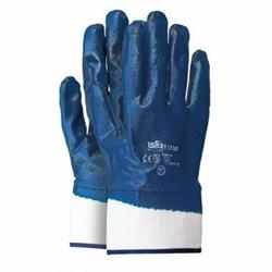 GUANTO IN TELA IMPREGNATO NBR BLU T/09  **