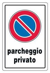 CARTELLI PARCHEGGIO PRIVATO     PVC