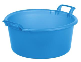 BAGNO TONDO AZZURRO CM 32 LT 7