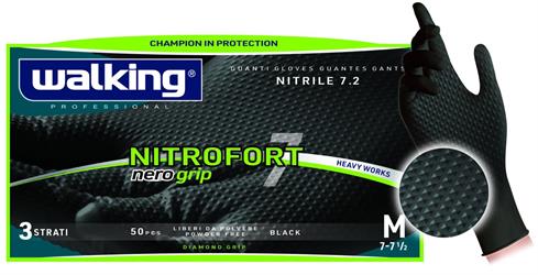 GUANTO NITROFORT NERO GRIP TG M CF.50