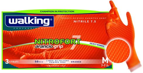 GUANTO NITROFORT ARANCIO GRIP TG L CF.50